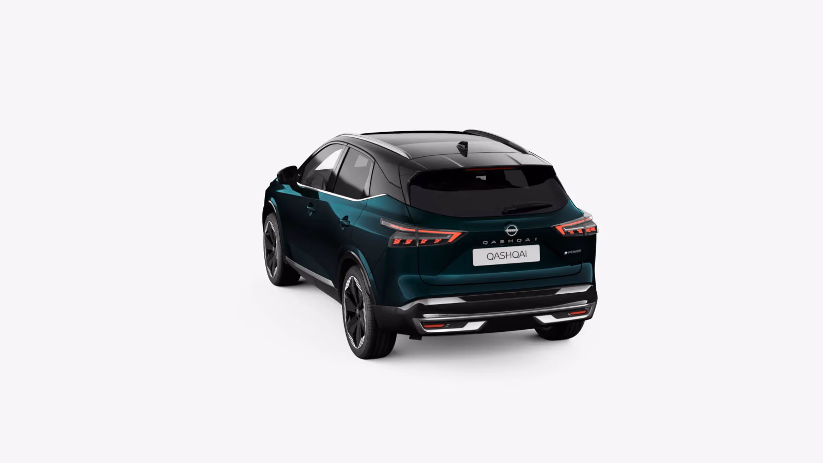 Nissan Qashqai вполоборота сзади