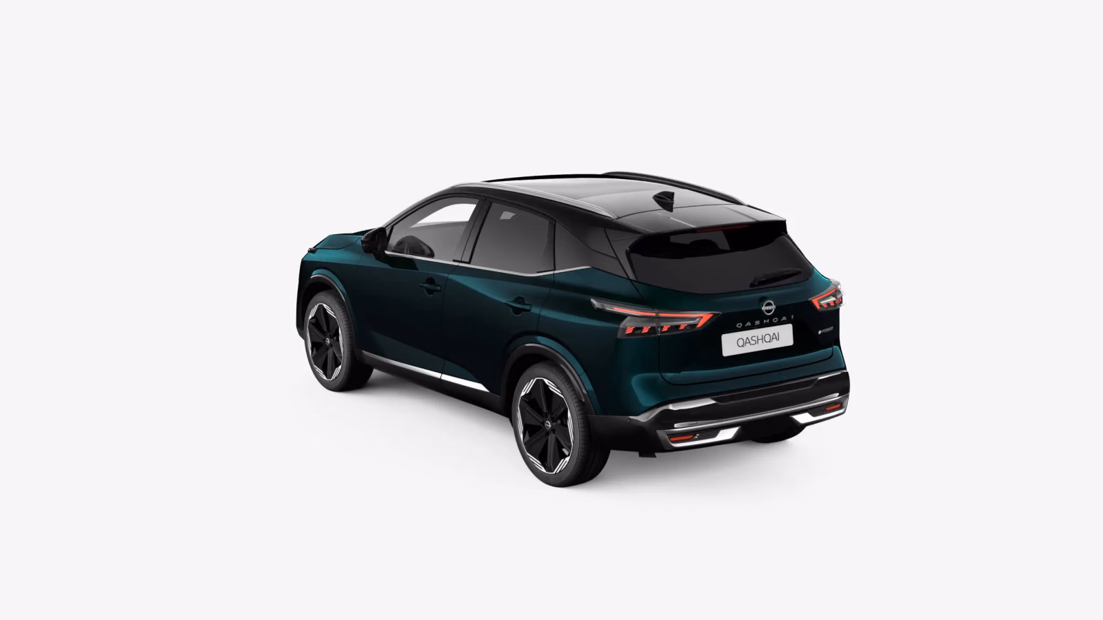 Nissan Qashqai сбоку сверху