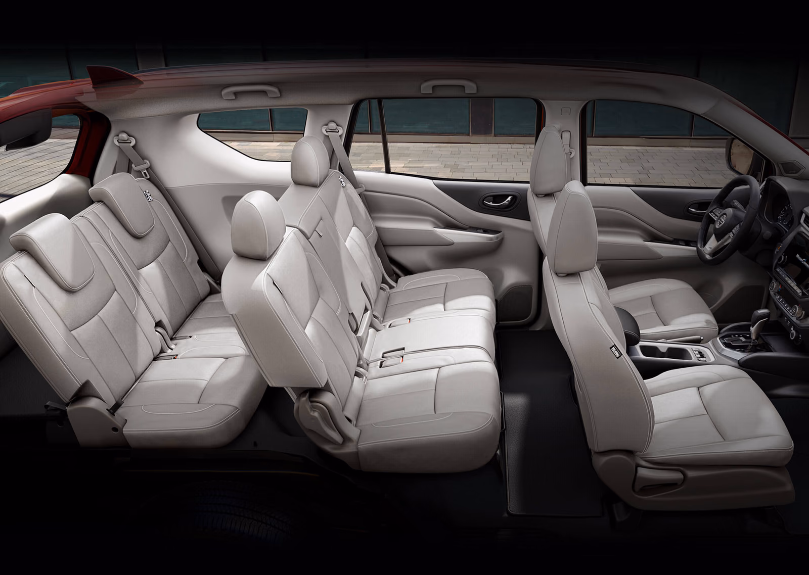 Компоновка семиместного салона Nissan X-Terra