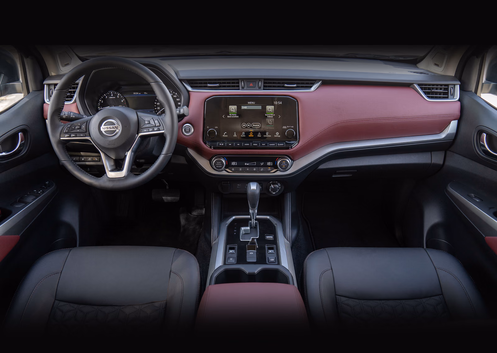 Передняя панель и кокпит Nissan X-Terra