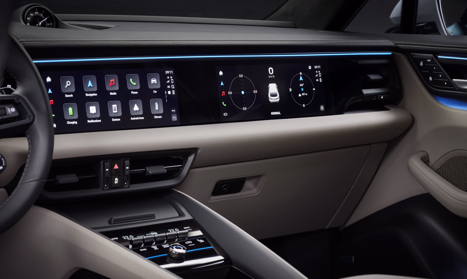 Передняя панель Porsche Macan Turbo