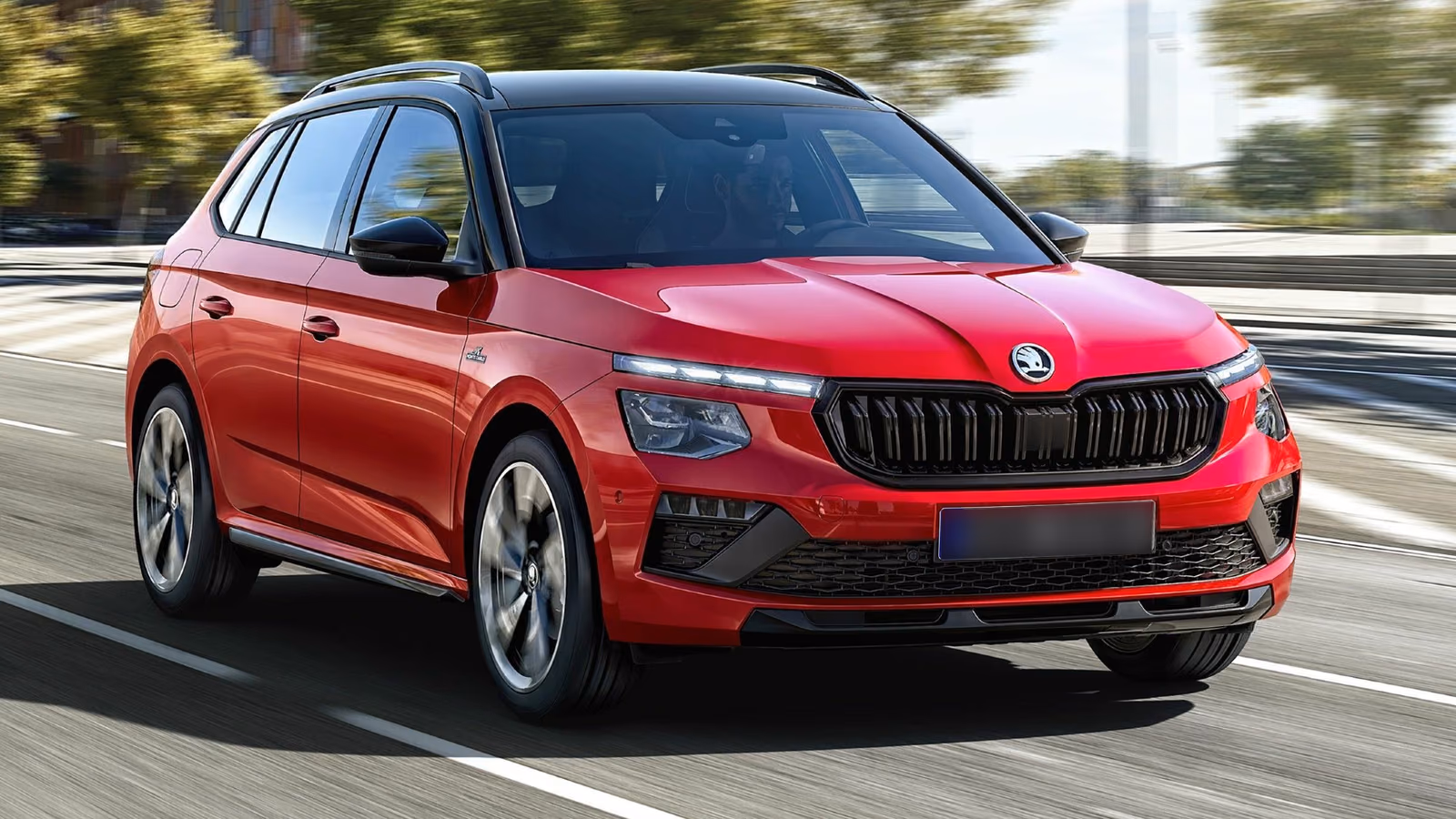 Skoda Kamiq — вид сбоку