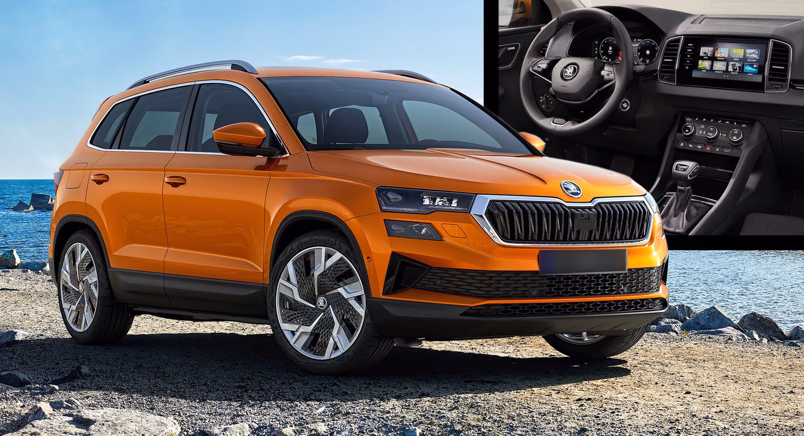 Skoda Karoq — вид сзади в три четверти