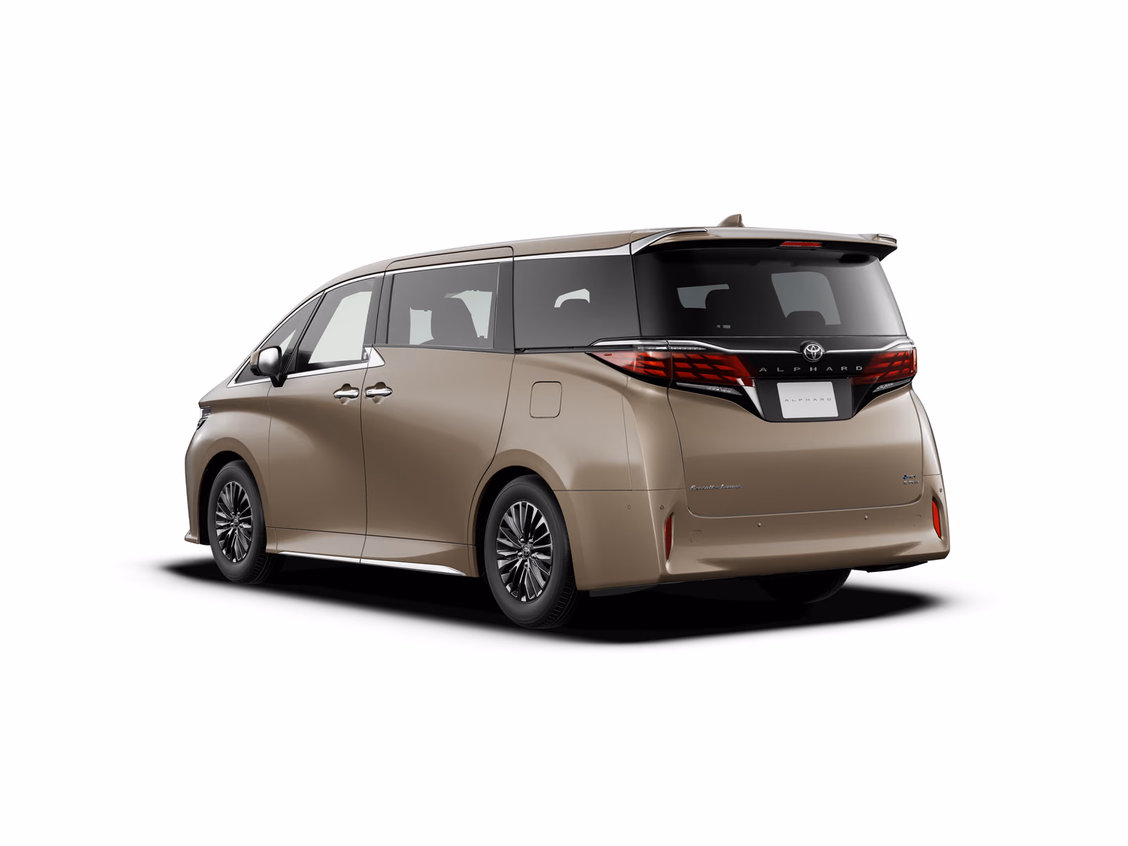 Toyota Alphard AH40 — бронзовый кузов сзади в три четверти