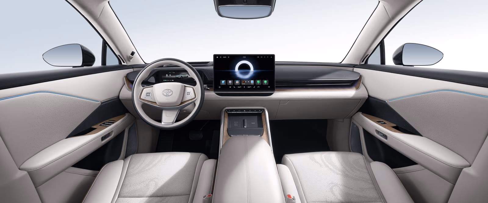 Кокпит Toyota bZ7 китайского рынка