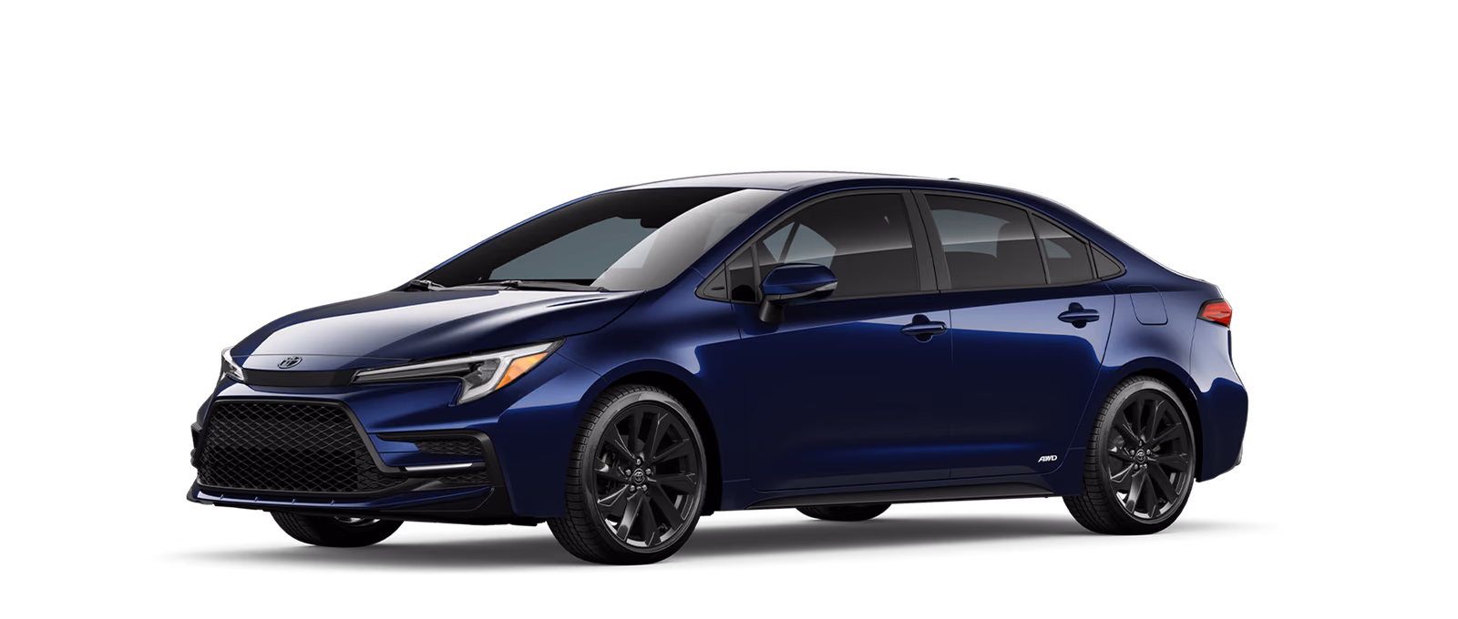 Toyota Corolla в тёмно-синем цвете