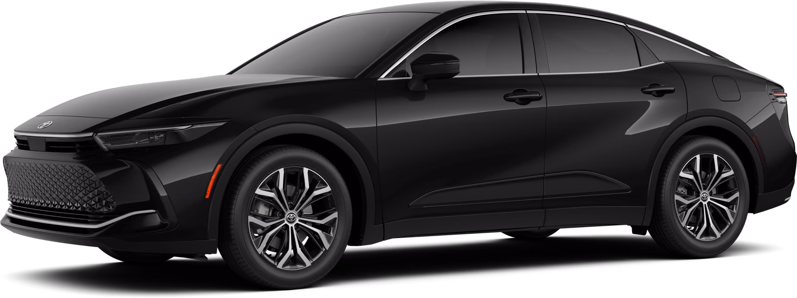 Чёрная Toyota Crown в студии