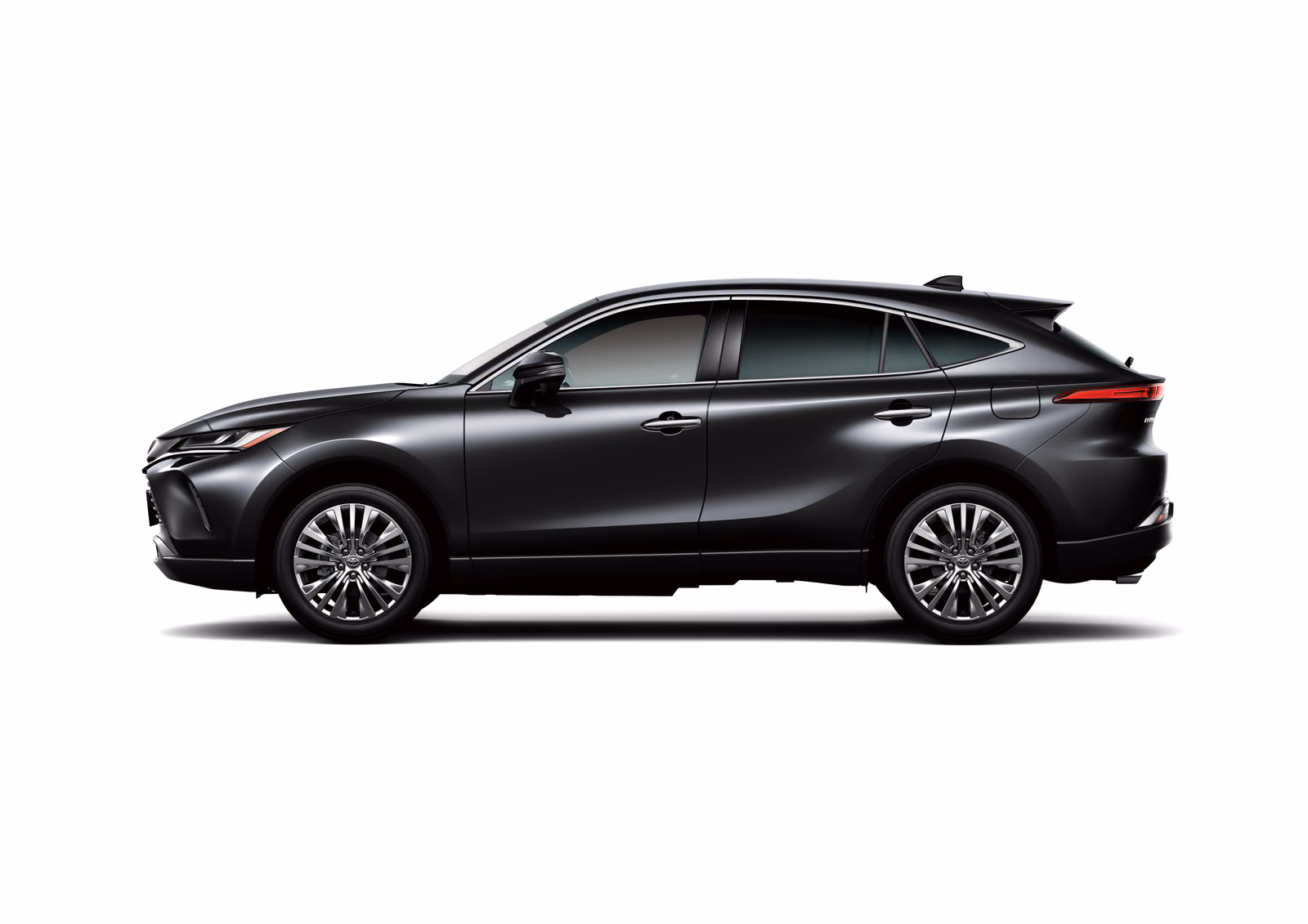 Toyota Harrier XU80 — чёрный кузов в профиль