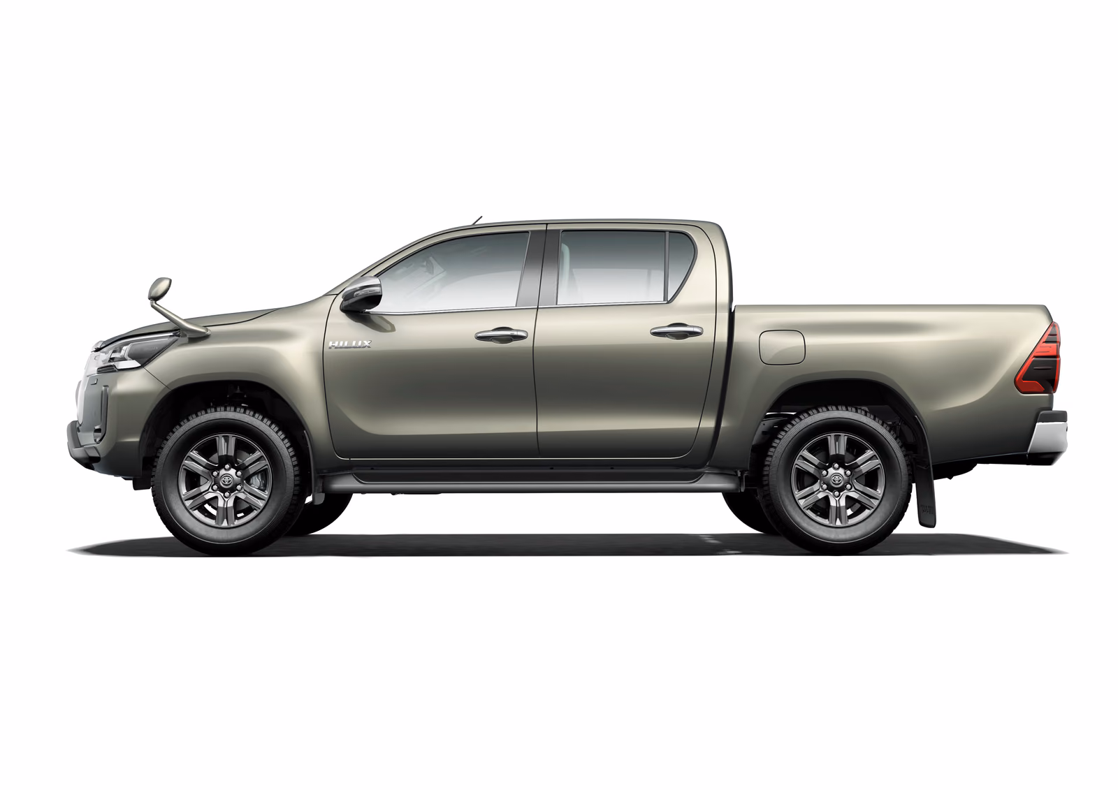 Toyota Hilux — бронзовый кузов в профиль