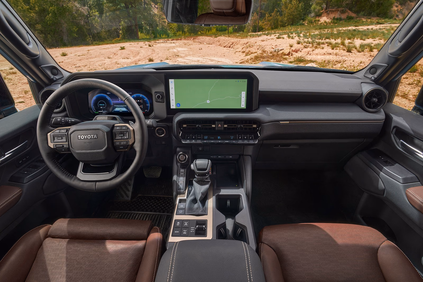 Toyota Land Cruiser Prado 250 — передняя панель и руль