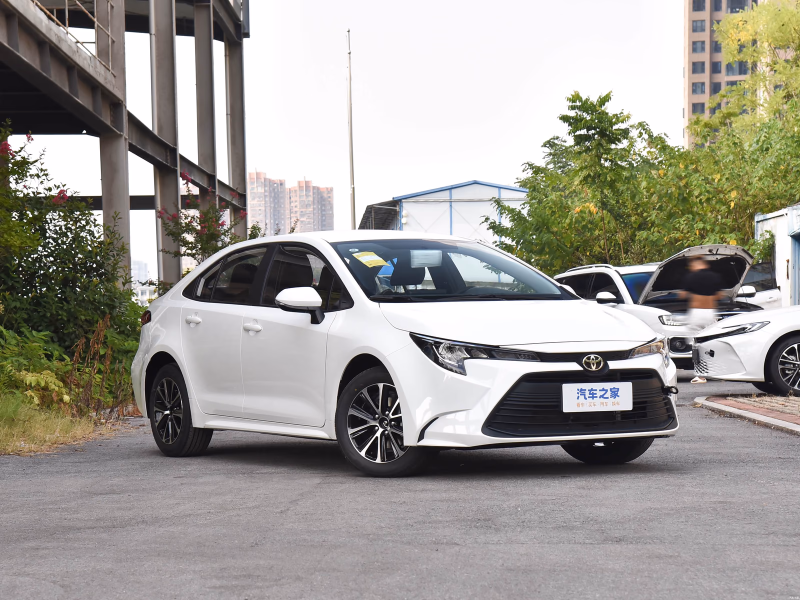 Toyota Levin — передняя часть с противоположной стороны
