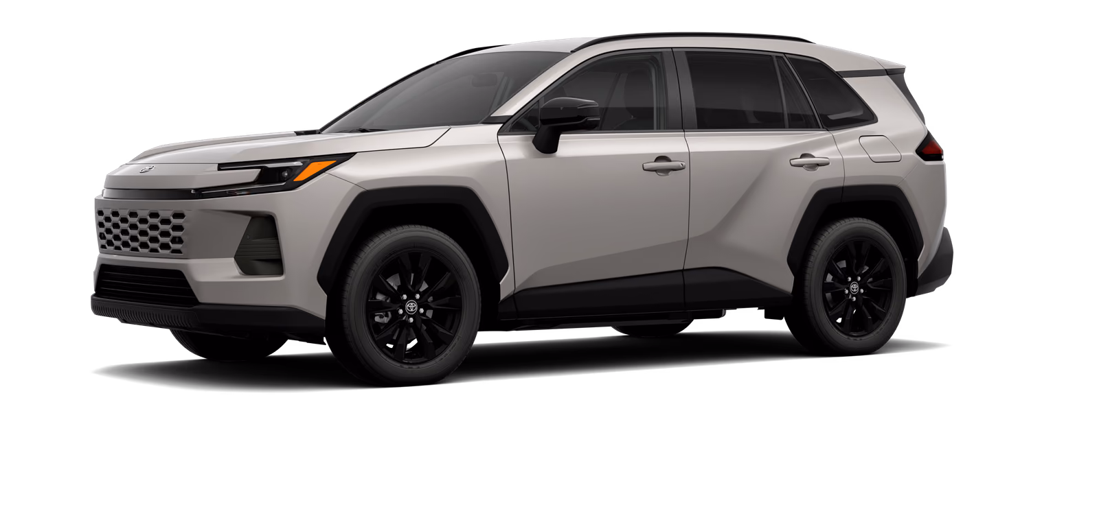 Toyota RAV4 в светлом кузове, студия