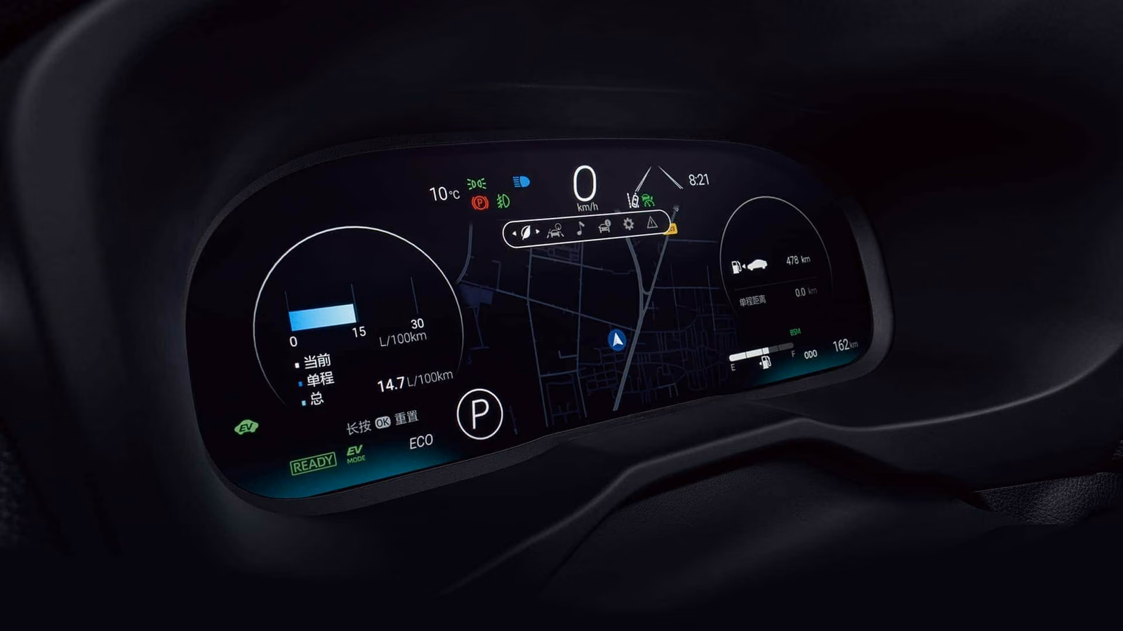 Цифровая приборная панель Toyota Wildlander