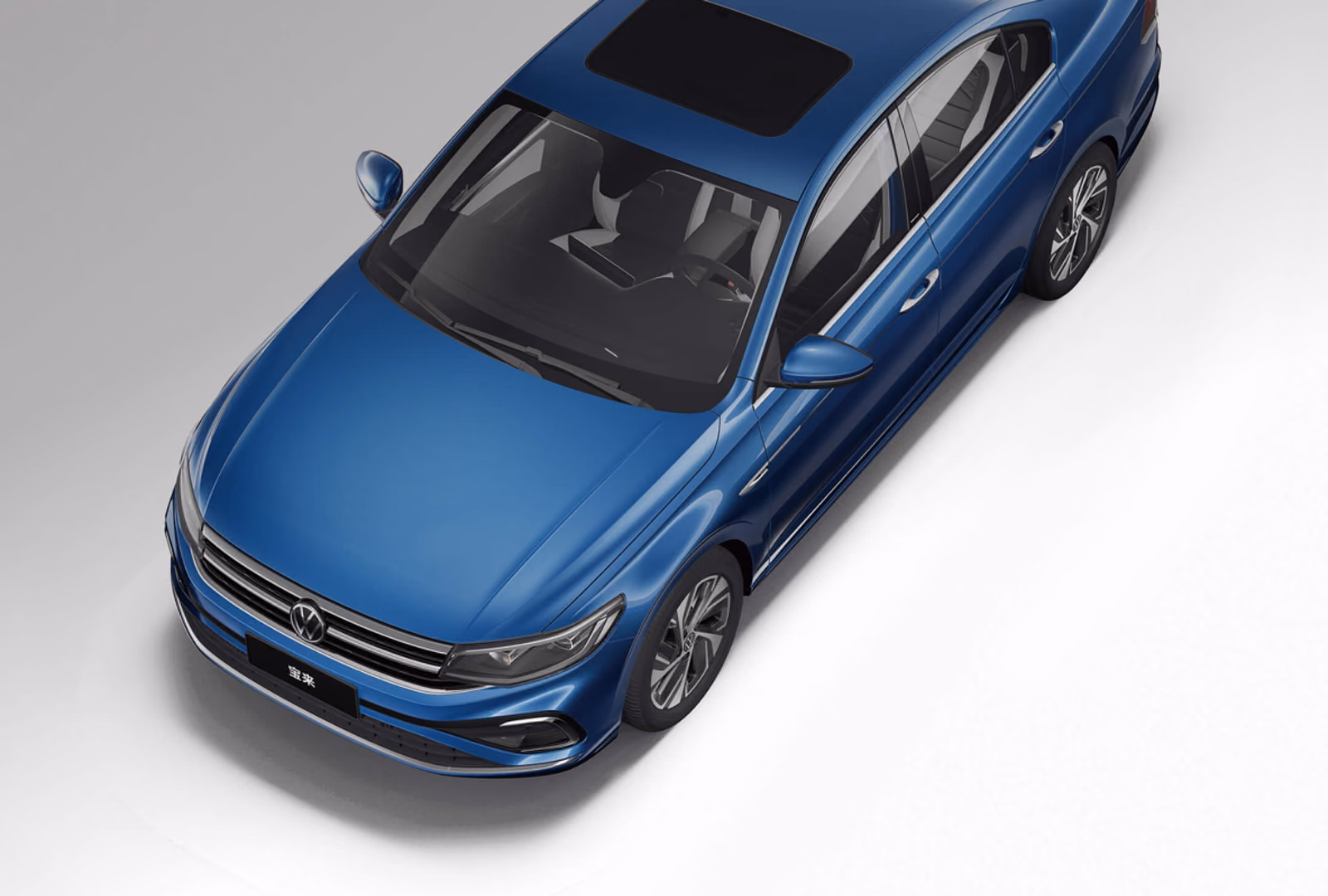 Volkswagen Bora, вид сверху