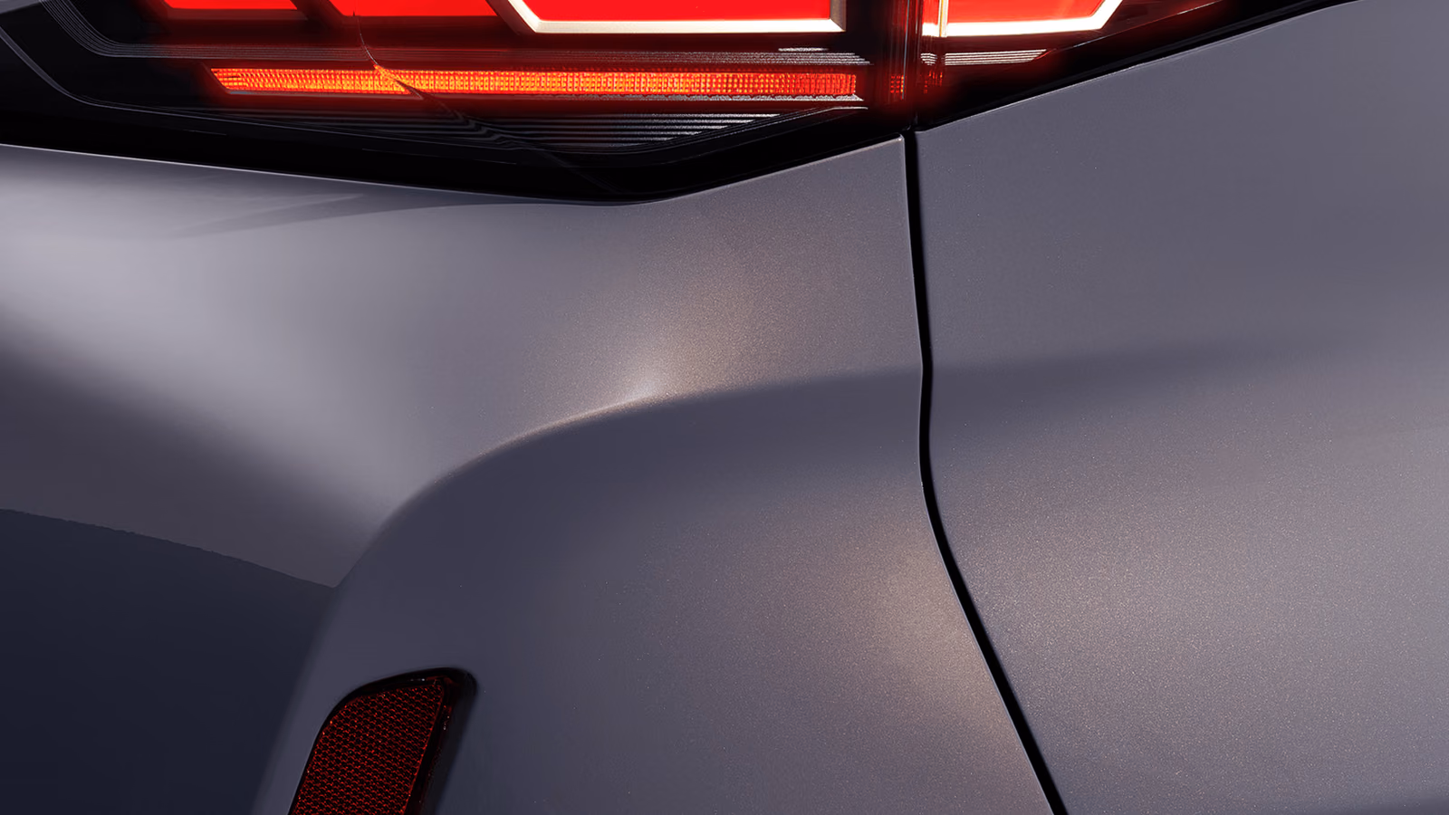 Крупный план заднего фонаря Volkswagen ID. Unyx 06