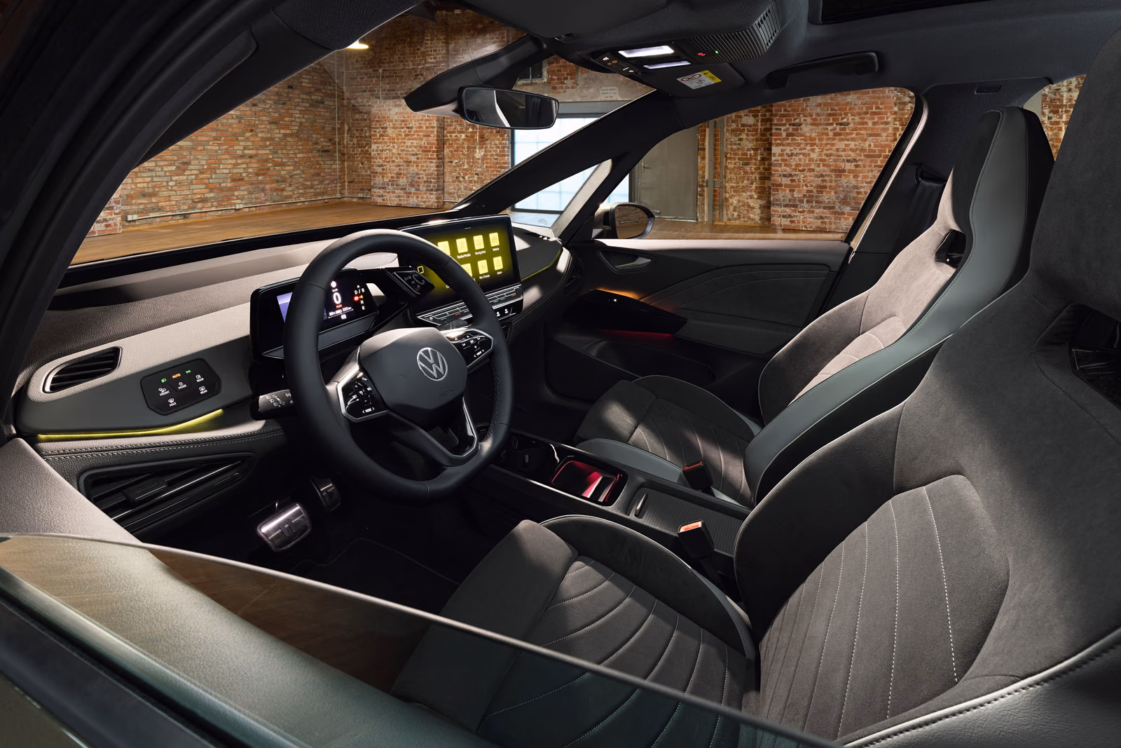Volkswagen ID.3 — передняя панель и руль