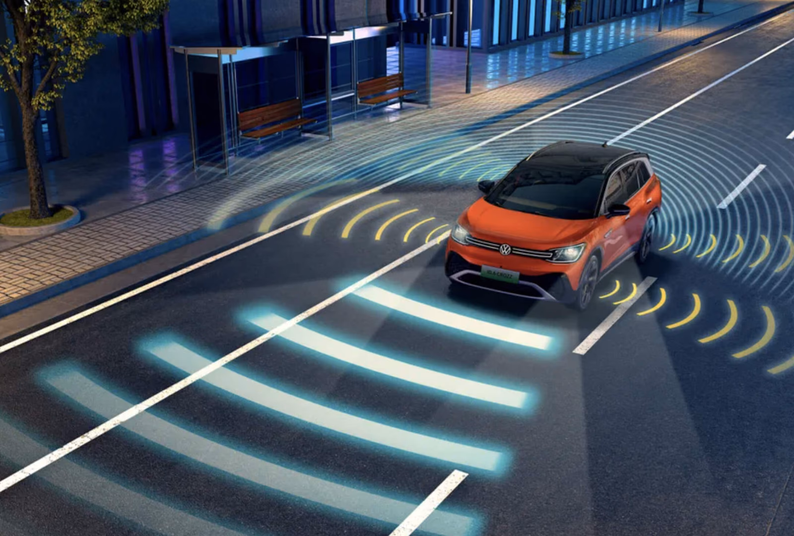 Центральный экран Volkswagen ID.6 CROZZ