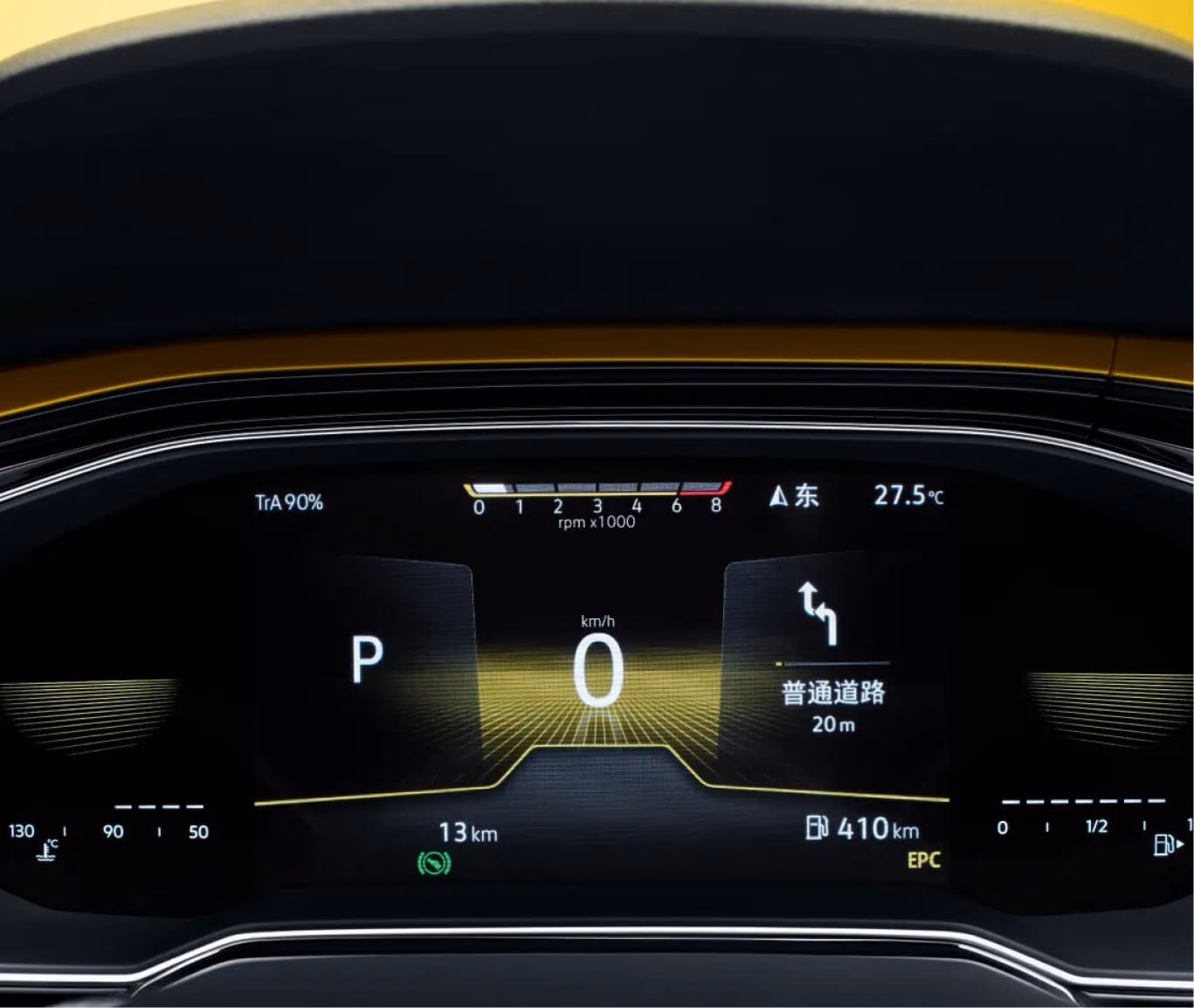 Цифровая приборная панель Volkswagen Polo Plus