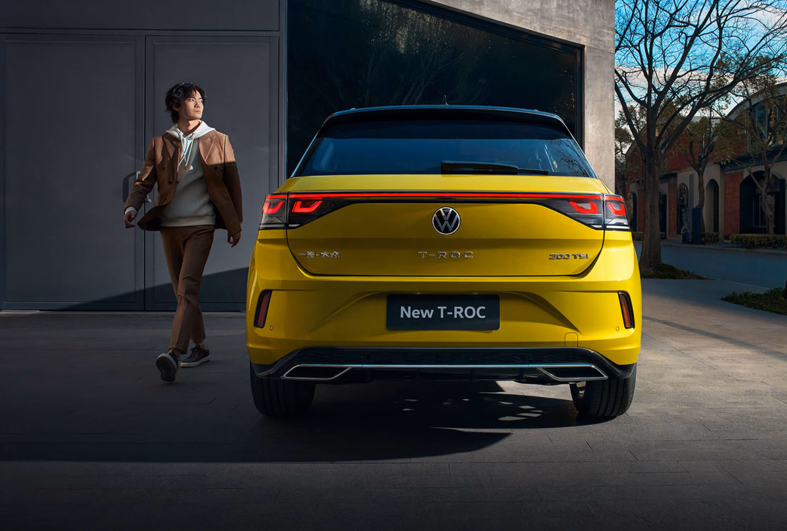Задняя часть китайского Volkswagen T-Roc