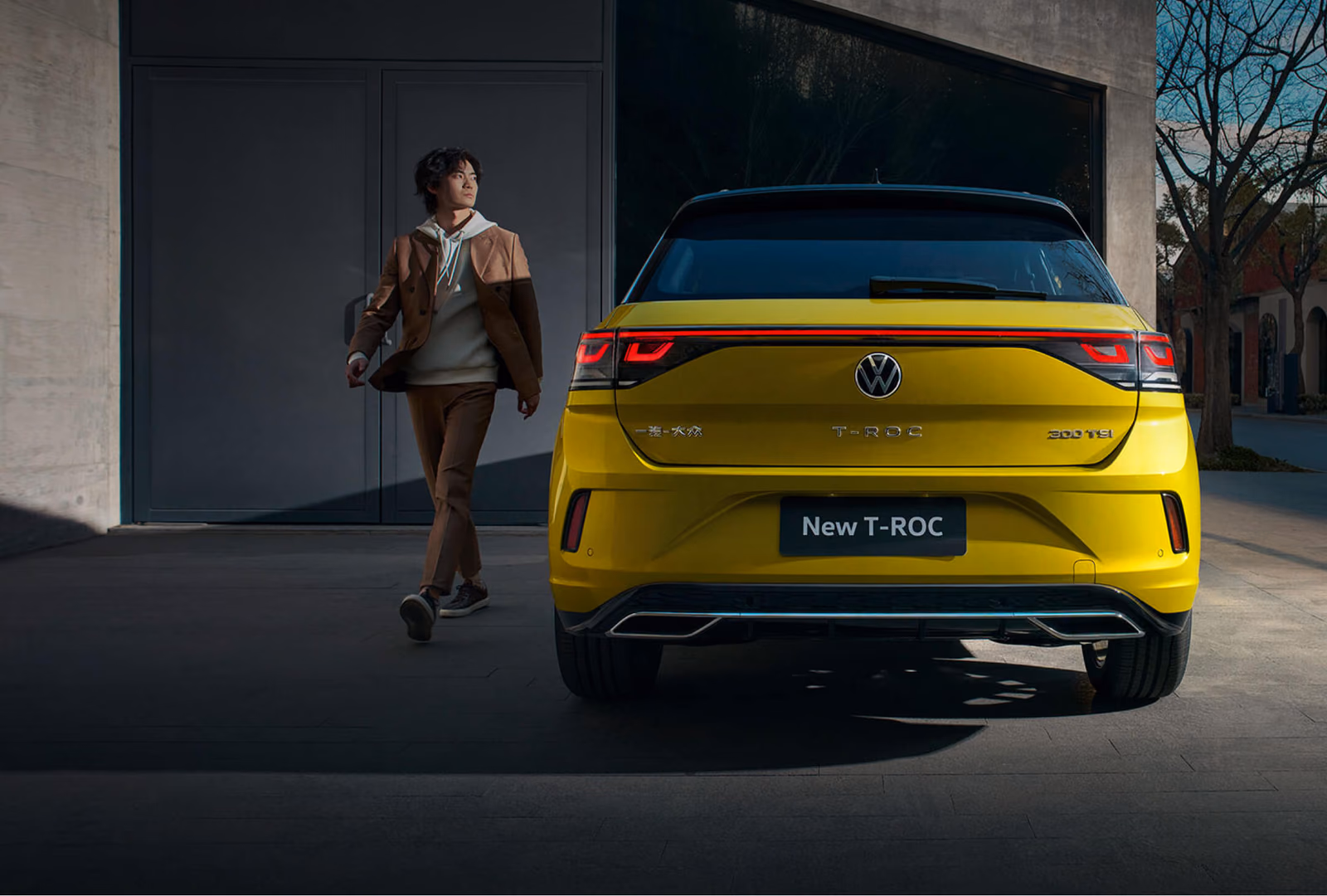 Сквозная задняя оптика Volkswagen T-Roc