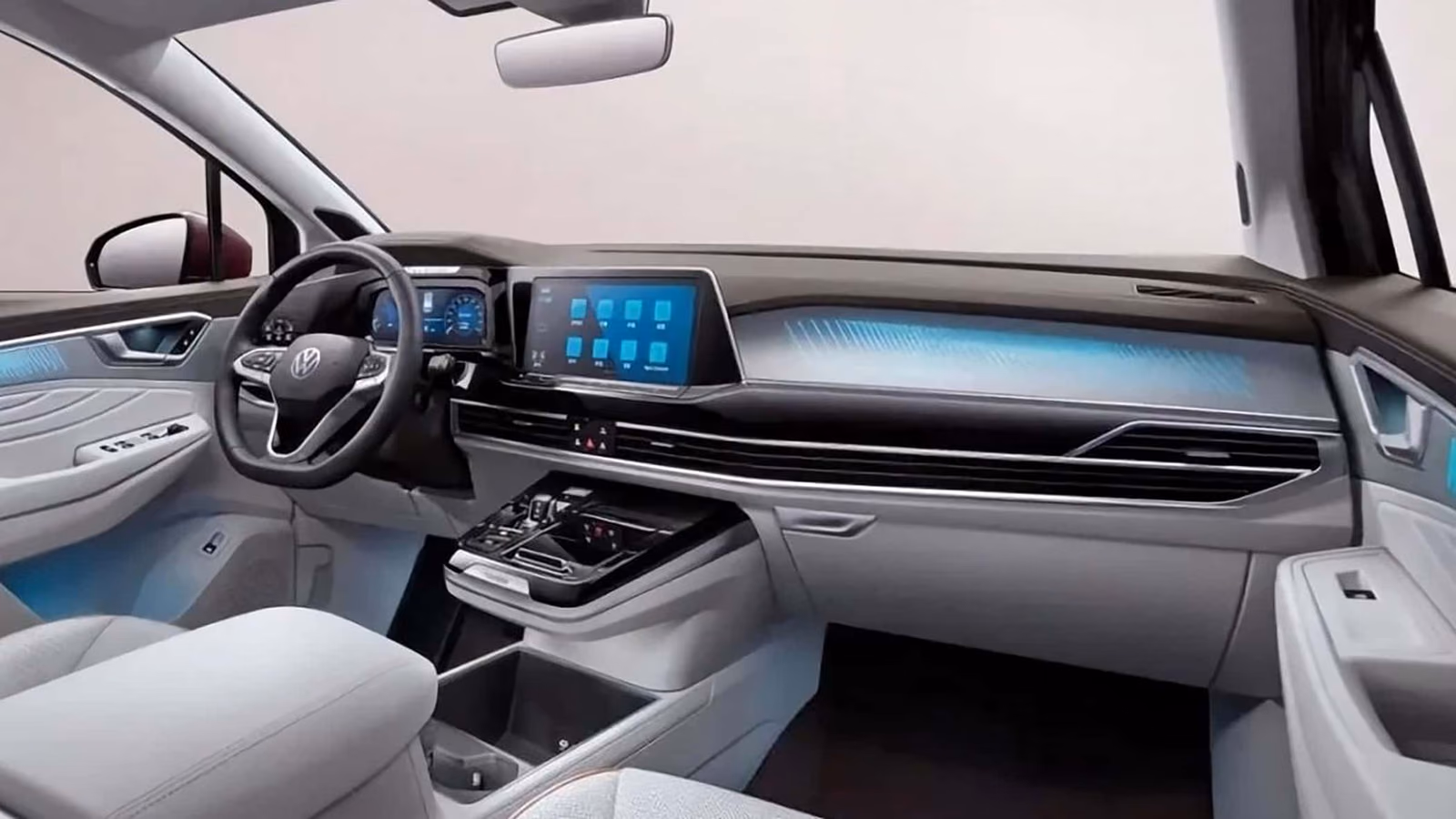 Передняя панель и салон Volkswagen Talagon