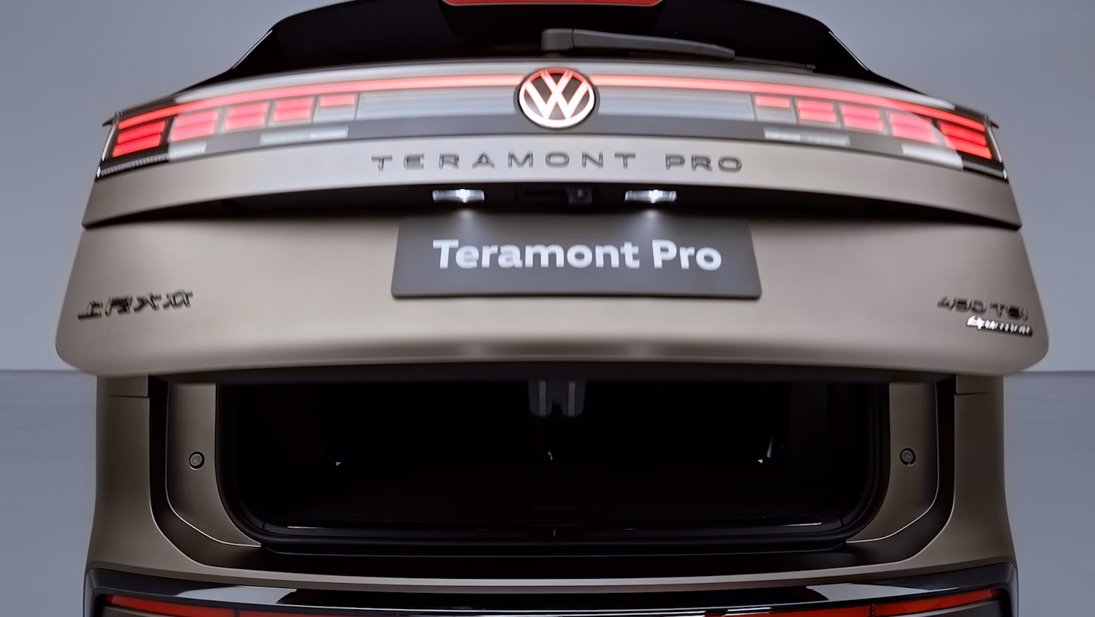 Багажник и задняя световая полоса Teramont Pro