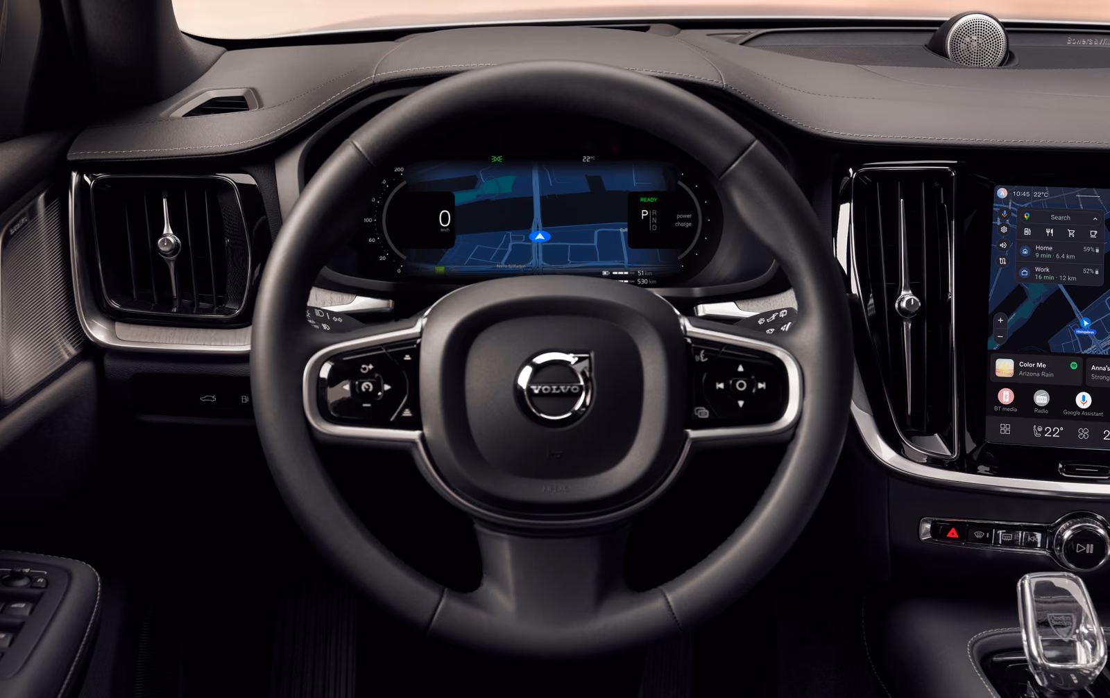 Руль и цифровая приборная панель Volvo V60 Cross Country
