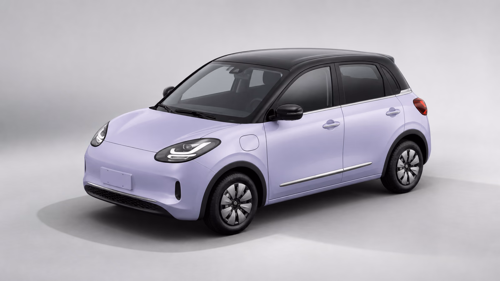 Wuling Bingo в студии спереди в три четверти